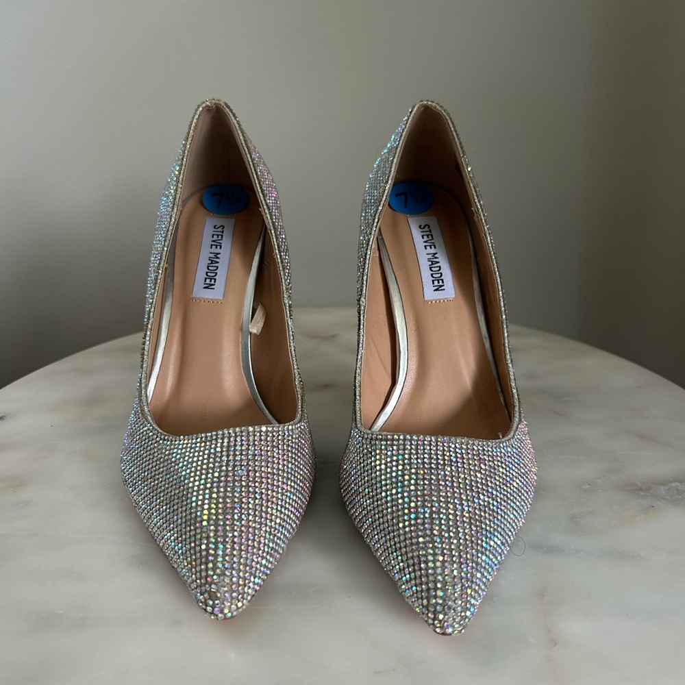 Steve Madden Sparkly/Rhinestone Heels